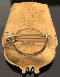 USSR Russian Soviet Badge Order Pin Excellent Worker 1948 Award Original Low #29