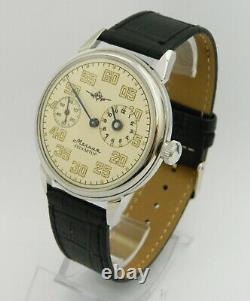 USSR Russian Soviet Mechanical Wrist Watch Molnija Regulator Regulateur #504