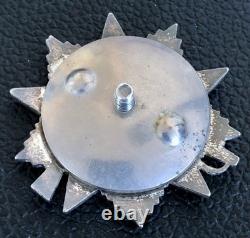USSR Russian Soviet Silver Medal Badge Order of the Patriotic War Original