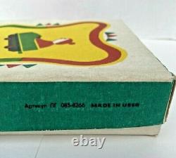 USSR Russian Soviet Vintage Tin Wind up Toy SPEED DRIVER? Original Box