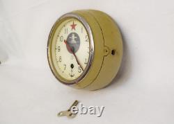 USSR Russian Soviet Vostok Navy Marine Submarine/Ship's Clock Working 202400182