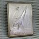 Ussr Russian Soviet Metal Cigarette Case? Osmos Soviet Satellites Of The? Arth