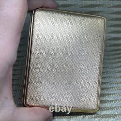 USSR Russian Soviet metal cigarette case? Osmos Soviet satellites of the? Arth