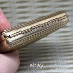 USSR Russian Soviet metal cigarette case? Osmos Soviet satellites of the? Arth