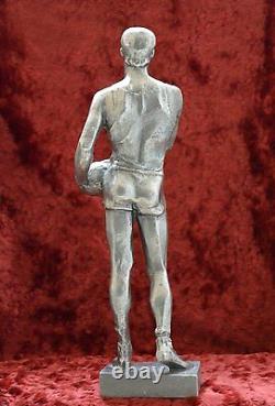 USSR Russian Soviet propaganda sport Volleyball Player sculpture statue H=32 cm
