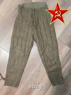 USSR Soviet Army Russian Winter FUFAIKA VATNIK TELOGREIKA JACKET+PANTS SET WW2