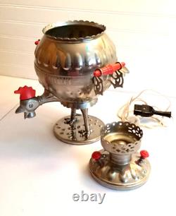 USSR Soviet RUSSIAN SAMOVAR ROOSTER Electric Boiler Urn 1988