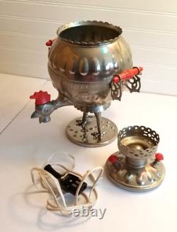 USSR Soviet RUSSIAN SAMOVAR ROOSTER Electric Boiler Urn 1988