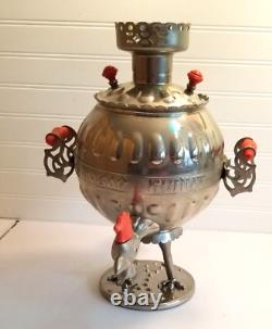 USSR Soviet RUSSIAN SAMOVAR ROOSTER Electric Boiler Urn 1988