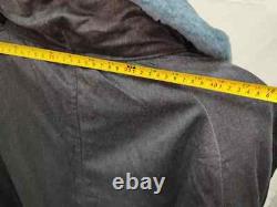 USSR Soviet Russian Army BEKESHA Sheepskin Military Winter Coat TULUP, Size 56