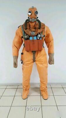 USSR Soviet Russian Diving Suit Drysuit SGP-K Full Set