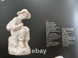 USSR Soviet Russian Jr. Geologist 12 Statuette, 14kt trim Polonskiy Faience