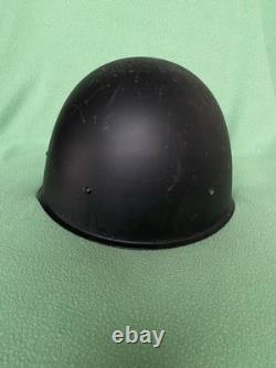 USSR Soviet Russian Naval Infantry Marines black SSh-40 steel helmet. Anchor