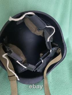 USSR Soviet Russian Naval Infantry Marines black SSh-40 steel helmet. Anchor