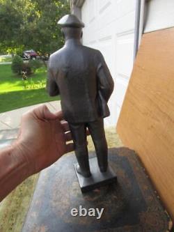 USSR Soviet Russian Sculpture Statuette 14 Tall Lenin with a Book in Hand Cast