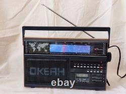 USSR Soviet Russian VINTAGE Transistor Radio Receiver OKEAN RP-286 LW FM UHF