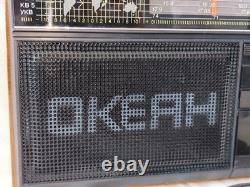 USSR Soviet Russian VINTAGE Transistor Radio Receiver OKEAN RP-286 LW FM UHF