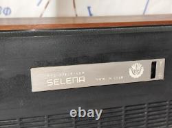 USSR Soviet Russian VINTAGE Transistor Radio Receiver Selena B-215 LW FM UHF