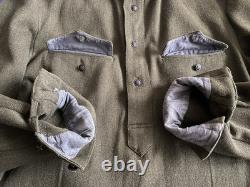 USSR Soviet Russian WW2 Red Army M1943 winter wool uniform. Tunic, breeches