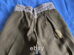 USSR Soviet Russian WW2 Red Army M1943 winter wool uniform. Tunic, breeches