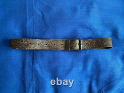 USSR Soviet Russian WW2 Red Army genuine leather belt for enlisted and NCO