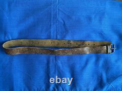 USSR Soviet Russian WW2 Red Army genuine leather belt for enlisted and NCO