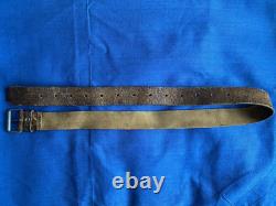 USSR Soviet Russian WW2 Red Army genuine leather belt for enlisted and NCO