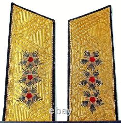 USSR Soviet Union Russian Navy Admiral Rank Shoulder Boards Pair Parade Uniform