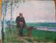 Ukrainian Russian Soviet Oil Painting Lenin (heritage Auctions 100 000$) Great