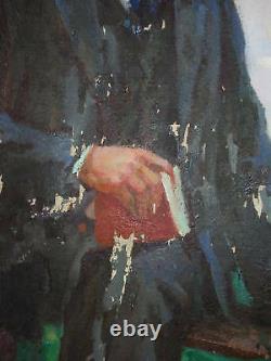 Ukrainian Russian Soviet oil painting Lenin (Heritage Auctions 100 000$) Great