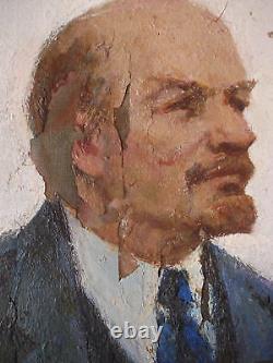 Ukrainian Russian Soviet oil painting Lenin (Heritage Auctions 100 000$) Great