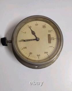 Ussr Russian Soviet Submarine Navy Marine Brass Ship Wall Clock 03929 2-63