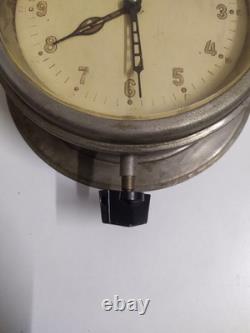 Ussr Russian Soviet Submarine Navy Marine Brass Ship Wall Clock 03929 2-63