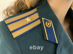 Ussr Soviet Russian Kgb Female Officer Complete Uniform Rank Of Major