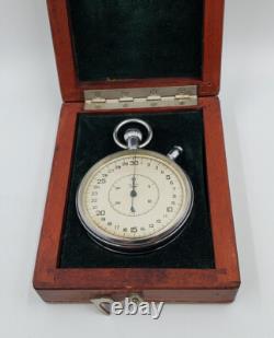 VERY RARE 2Mchz Slava USSR Russian Soviet stopwatch 15 jewels 003446 1-56