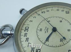 VERY RARE 2Mchz Slava USSR Russian Soviet stopwatch 15 jewels 003446 1-56