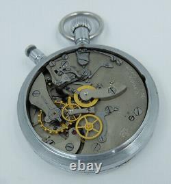 VERY RARE 2Mchz Slava USSR Russian Soviet stopwatch 15 jewels 003446 1-56