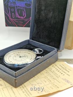 VERY RARE 2Mchz Slava USSR Russian Soviet stopwatch 15 jewels. Made in USSR 1956