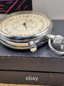 VERY RARE 2Mchz Slava USSR Russian Soviet stopwatch 15 jewels. Made in USSR 1956
