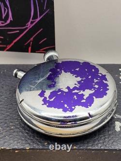 VERY RARE 2Mchz Slava USSR Russian Soviet stopwatch 15 jewels. Made in USSR 1956