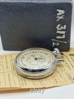 VERY RARE 2Mchz Slava USSR Russian Soviet stopwatch 15 jewels. Made in USSR 1956