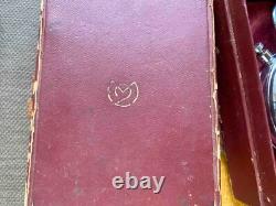 VINTAGE Stop Watch Slava Mechanical Box Pocket Soviet Sprot Russian USSR Rare