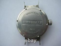 VOSTOK WOSTOK AMPHIBIAN 2209 SOVIET RUSSIAN USSR WATCH 18 jewels