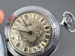 VTG MOLNIJA Russian Soviet USSR POCKET WATCH 3602 Guardia CCCP FLAG 18J Runs Exc