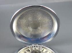 VTG MOLNIJA Russian Soviet USSR POCKET WATCH 3602 Guardia CCCP FLAG 18J Runs Exc