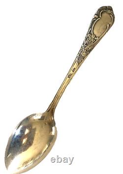 VTG RUSSIAN SOVIET UNION KIIV 8 USSR STERLING SILVER 875 SPOONS SET WithMONOGRAM