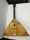 Vtg Russian Balalaika Three String Musical Instrument Soviet Era Made In Ussr