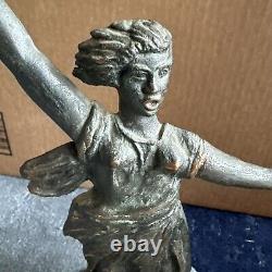 VTG Russian USSR Motherland Bronze Big Soviet Statue Monument 16.5