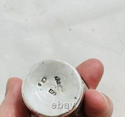Very Old 4 Beautiful 19th Century Russian & Soviet Silver. 875 Classic Cups