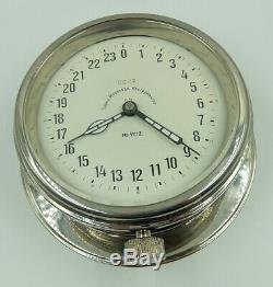 Very Rare 24h Ussr Russian Soviet Submarine Navy Marine Ship Wall Clock 3-54